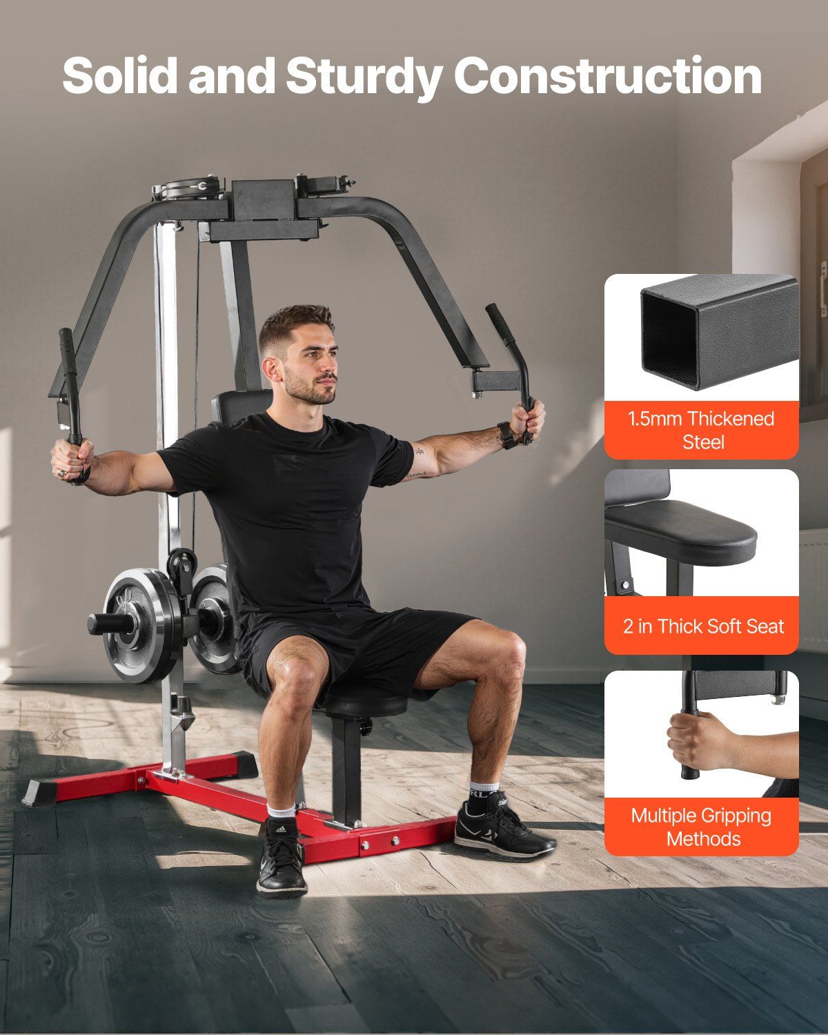 Chest Fly Machine, Upper Body Specialty Machine for Home Gym, Adjustable Fly and Reverse Delt Machine, for V952-XBTJJZTZYTJSJRZFVV0