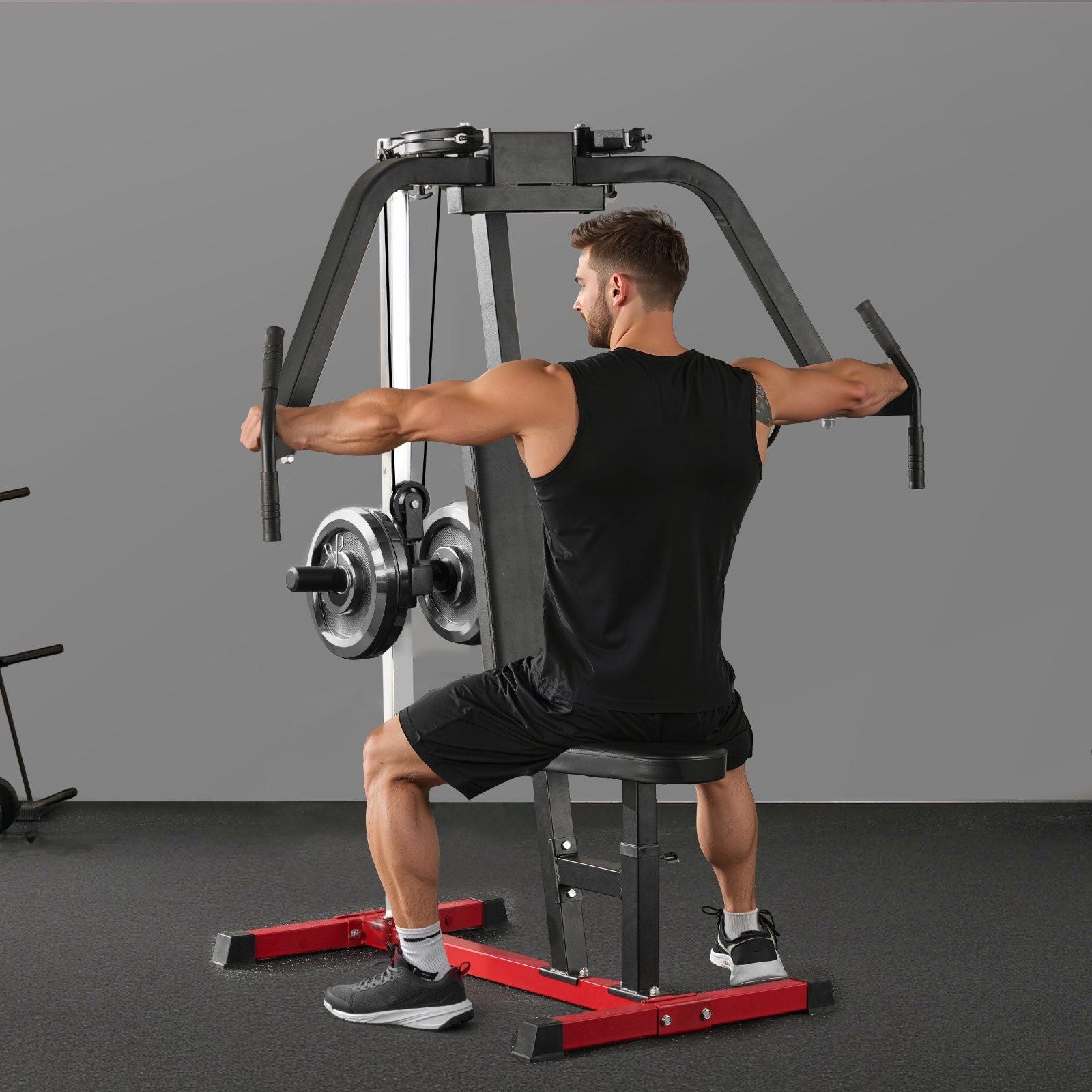 Chest Fly Machine, Upper Body Specialty Machine for Home Gym, Adjustable Fly and Reverse Delt Machine, for V952-XBTJJZTZYTJSJRZFVV0