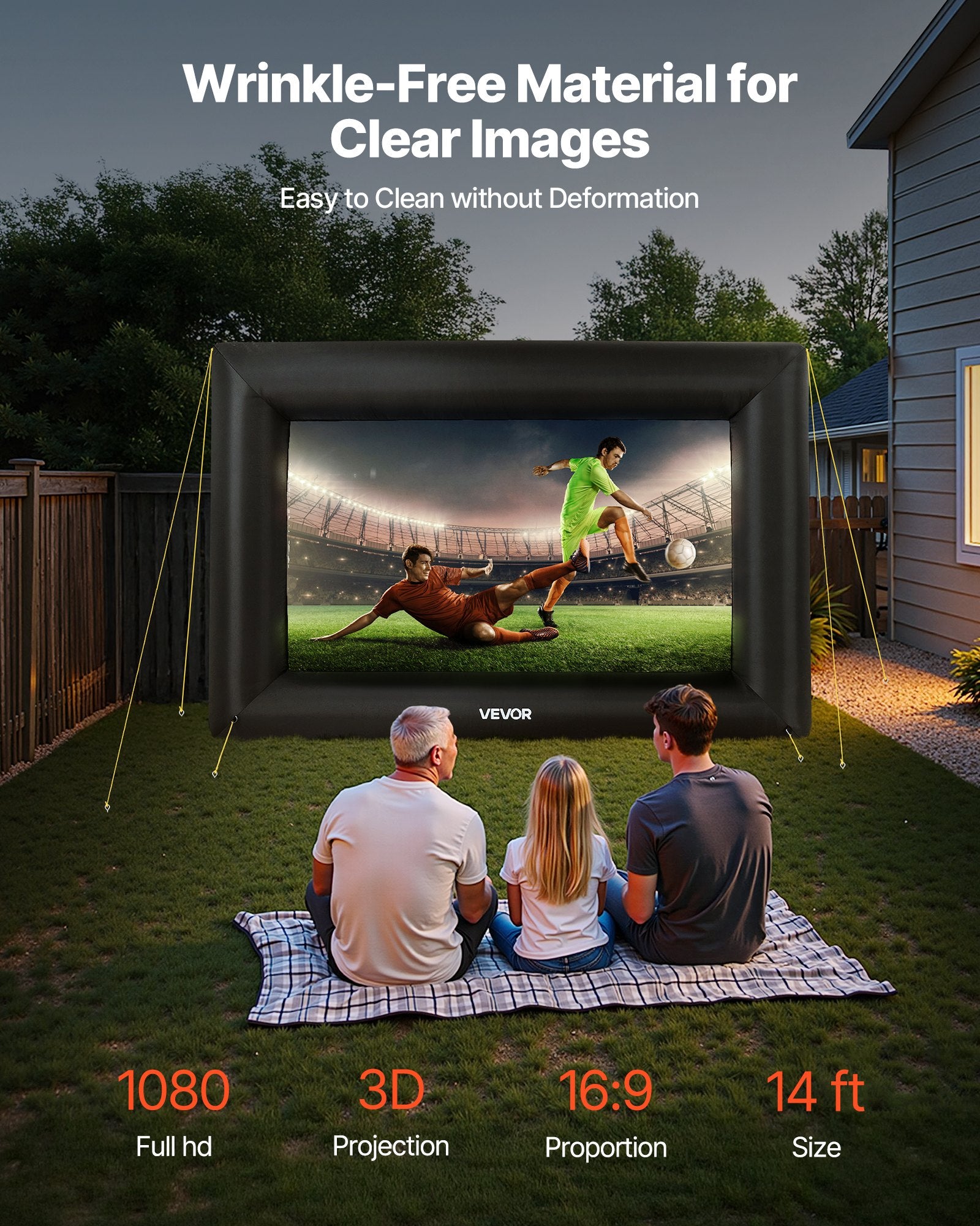 14 ft Inflatable Movie Screen 16:9 600D Movie Projector with Portable Bag V952-XCQSTYPMPJS1IEYCK001V3