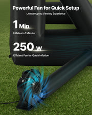 16 ft Inflatable Movie Screen 16:9 600D Movie Projector with Portable Bag V952-XCQSTYPMPJS1OV5WJ001V3