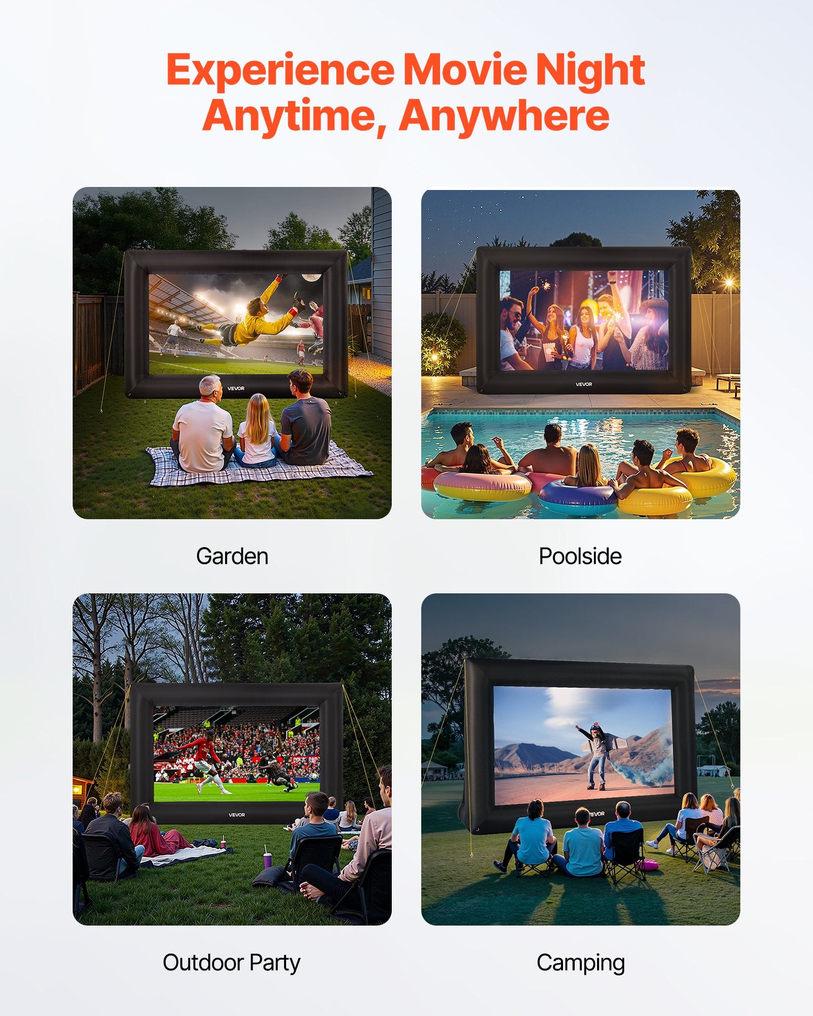 16 ft Inflatable Movie Screen 16:9 600D Movie Projector with Portable Bag V952-XCQSTYPMPJS1OV5WJ001V3