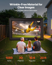20 ft Inflatable Movie Screen 16:9 600D Movie Projector with Portable Bag V952-XCQSTYPMPJS2ZE5PH001V3