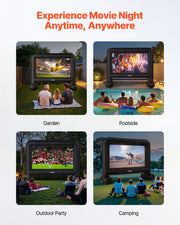 15 ft Inflatable Movie Screen 16:9 600D Movie Projector with Portable Bag V952-XCQSTYPMZJS1ZSUV8001V3