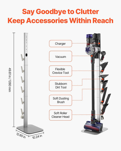 Vacuum Stand, Compatible with Dyson G5 V15 V12 V11 V10 V8 V7 V6 Series Upright Vacuums Cleaners & V952-XCQZJDSLSBYGSNQ90V0