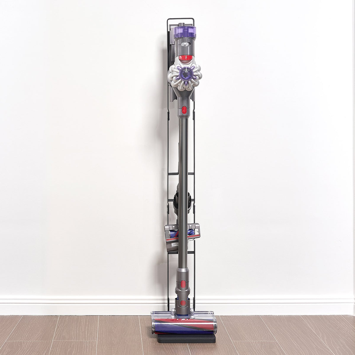 Vacuum Stand, Compatible With Dyson V6 V7 V8 V10 V11 V15, Stable Vacuum Stand Holder with 4 Hooks for Dyson V952-XCQZJDSLSKJB6SW7NV0