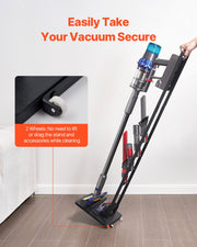 Vacuum Stand, Compatible With Dyson V6 V7 V8 V10 V11 V15, Stable Vacuum Stand Holder with Wheels for Dyson V952-XCQZJDSLSKJDESAREV0