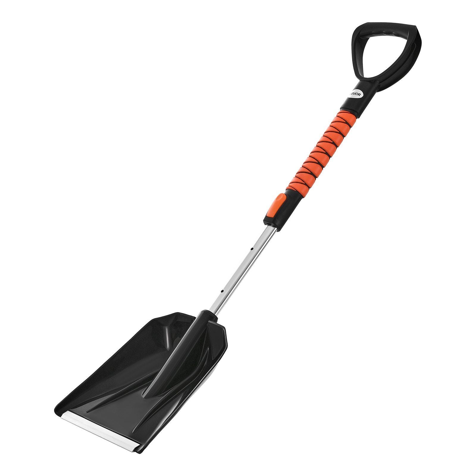 Snow Shovel and Snow Brush, 107cm Extendable Snows Broom & Ice Scraper with 180 degrees Pivoting Brush Head, V952-XCXSTZSL10INXQYFC001V0