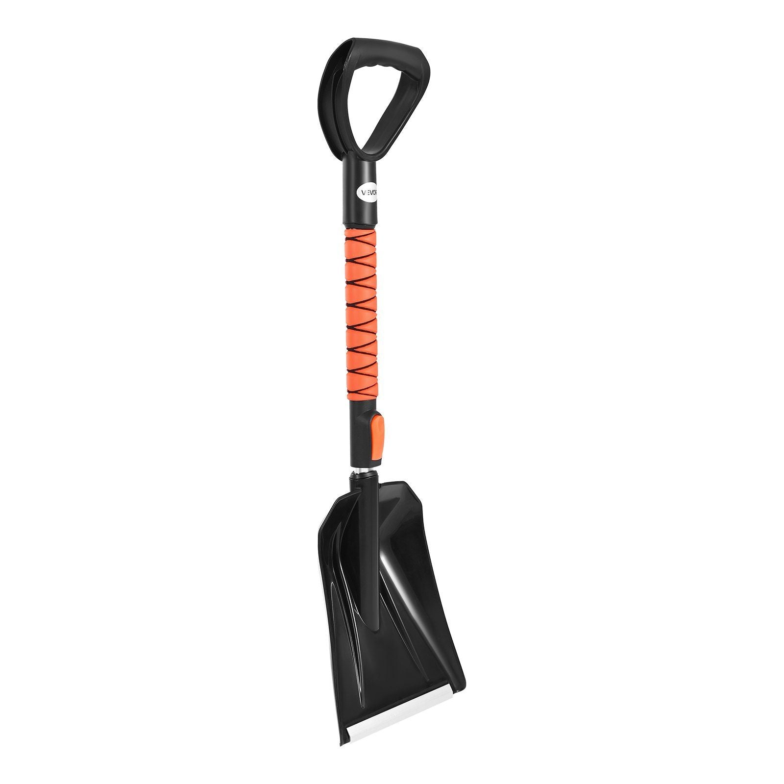 Snow Shovel and Snow Brush, 107cm Extendable Snows Broom & Ice Scraper with 180 degrees Pivoting Brush Head, V952-XCXSTZSL10INXQYFC001V0