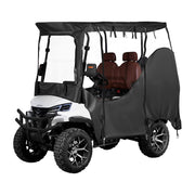 Golf Cart Cover, Visible Full-Enclosure 2&2+2 Passenger Golf Cart, 600D Waterproof Oxford Fabric Club Car V952-XCZYCZKSHKS2ZQV81001V0