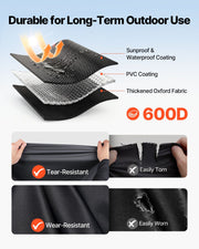 Golf Cart Cover, Visible Full-Enclosure 2&2+2 Passenger Golf Cart, 600D Waterproof Oxford Fabric Club Car V952-XCZYCZKSHKS2ZQV81001V0