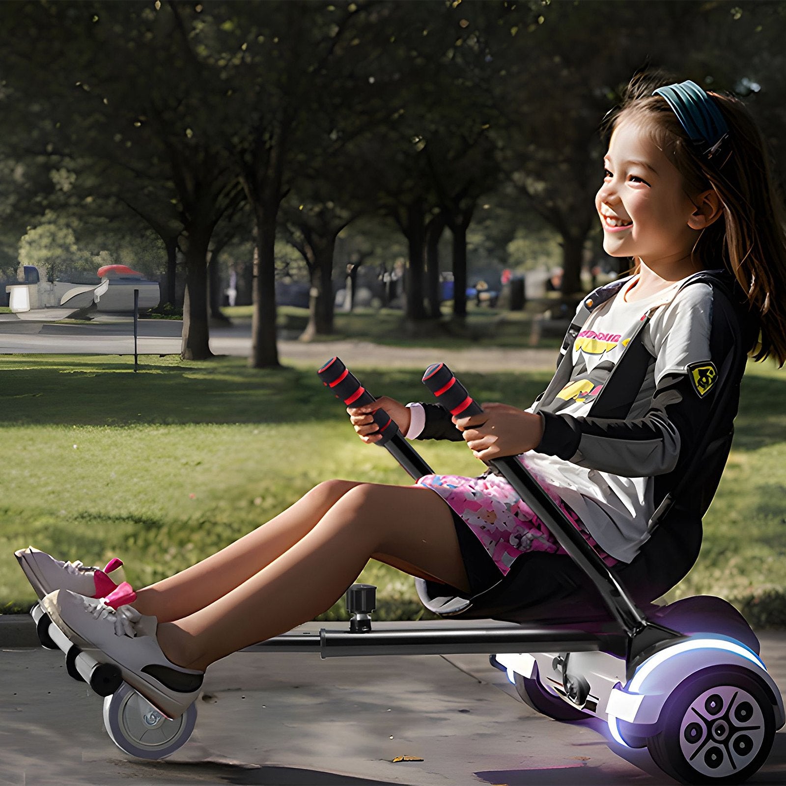 Hoverboard Seat Attachment, Compatible with All 16.5cm20.3cm21.6cm25.4 Hoverboards,Grips Control,Adjustable V952-XFHBZYGLKGLKIKYPCV0