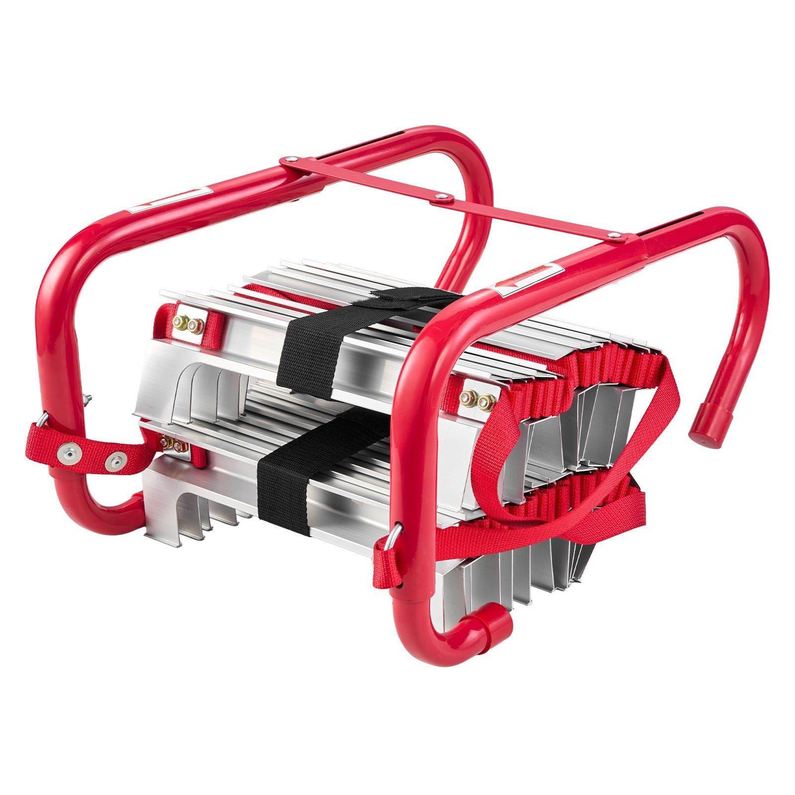 Fire Escape Ladder, 3-Story 7.62m Retractable Emergency Fire Ladder, Lightweight Aluminum Alloy Safety Escape V952-XFTSTFHTST257SACB001V0