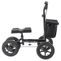 Folding Knee Scooter, Aluminum Steerable Knee Walker with Height-Adjustable Handlebar & Knee Pad, 12" V952-XGZXQCQLBDJZ6X9I8V0