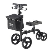 Folding Knee Scooter, Carbon Steel Steerable Knee Walker with Height-Adjustable Handlebar & Knee Pad, V952-XGZXQQ10H8SXT3HJ5V0