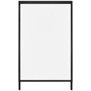 A Frame Sidewalk Sign, 61x91cm Heavy Duty Slide-in Signboard Holder, Double-Sided Folding Sandwich Board V952-XHBZA2436INCHM1FCV0