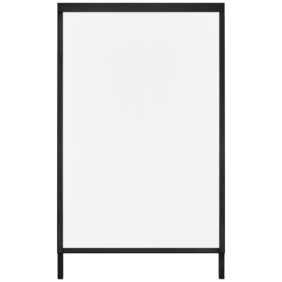 A Frame Sidewalk Sign, 61x91cm Heavy Duty Slide-in Signboard Holder, Double-Sided Folding Sandwich Board V952-XHBZA2436INCHM1FCV0
