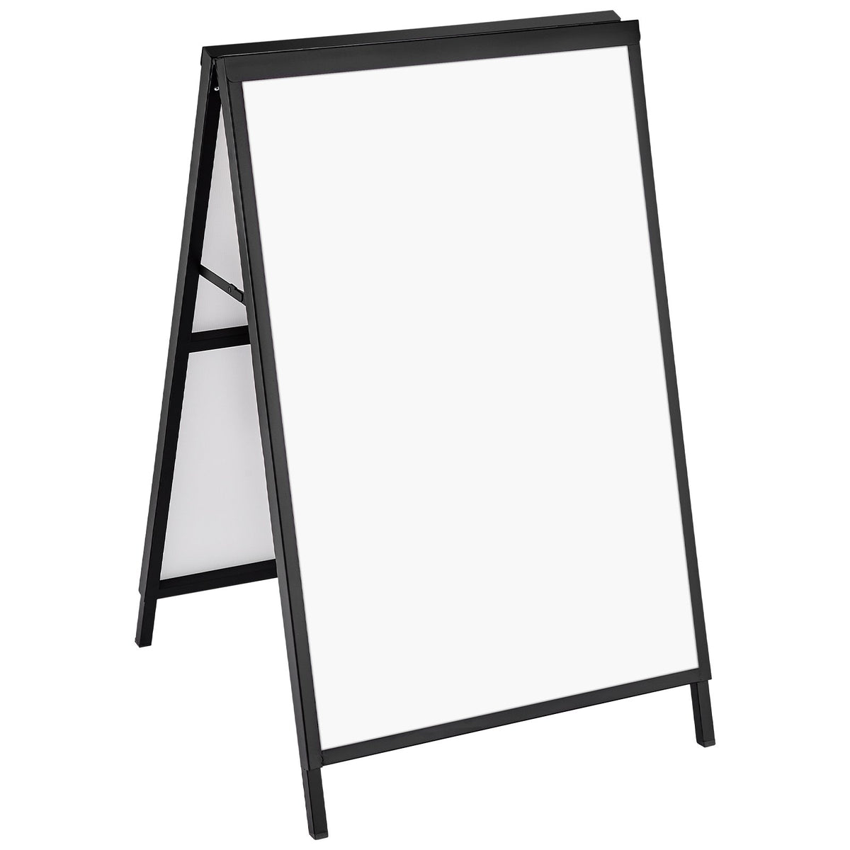 A Frame Sidewalk Sign, 61x91cm Heavy Duty Slide-in Signboard Holder, Double-Sided Folding Sandwich Board V952-XHBZA2436INCHM1FCV0