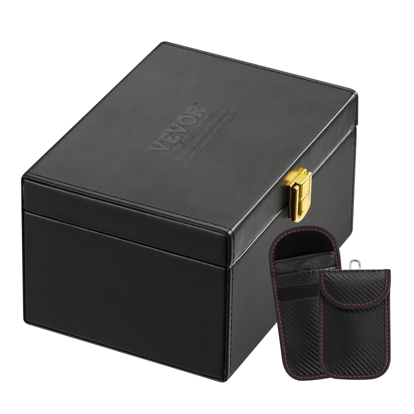 Faraday Box Signal Blocking Holder for 5~8 Car Keys with 2 Key Bags Black V952-XHPBHJTZ6347WKCJLV0