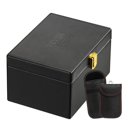 Faraday Box Signal Blocking Holder for 5~8 Car Keys with 2 Key Bags Black V952-XHPBHJTZ6347WKCJLV0