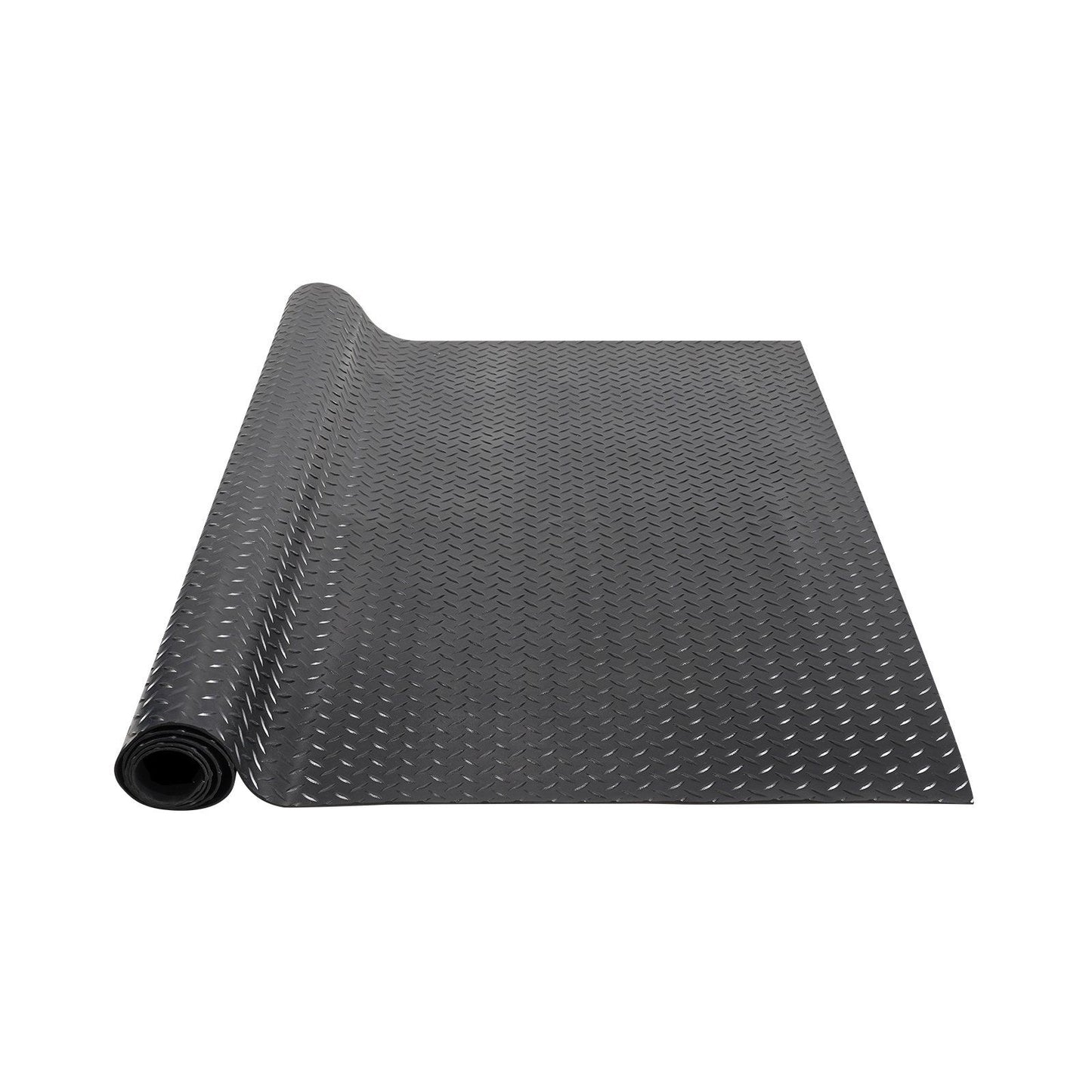 Diamond-Plate Rubber Flooring Roll, 3 mm x 4 ft x 10 ft Garage Floor Mat, SBR Rubber Garage Flooring Roll, V952-XJCKDDXJ410FQR6Z7V0