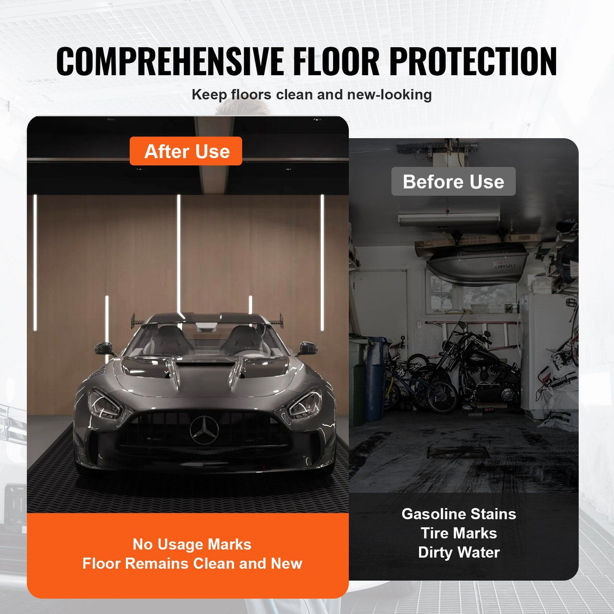 Diamond-Plate Rubber Flooring Roll, 3 mm x 4 ft x 10 ft Garage Floor Mat, SBR Rubber Garage Flooring Roll, V952-XJCKDDXJ410FQR6Z7V0