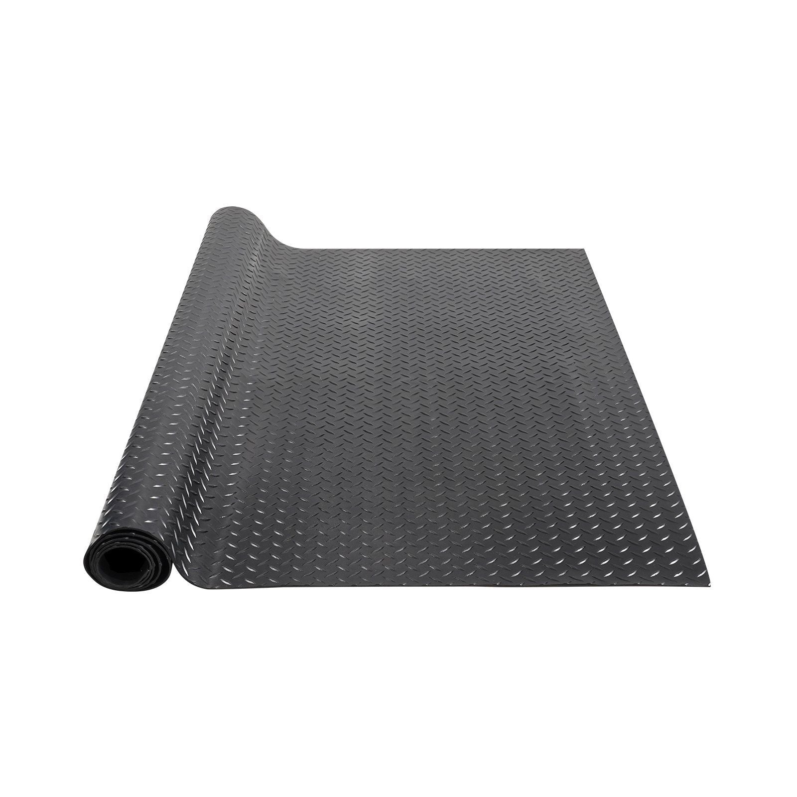 Diamond-Plate Rubber Flooring Roll, 3 mm x 4 ft x 6 ft Garage Floor Mat, SBR Rubber Garage Flooring Roll, V952-XJCKDDXJ46FT6HD7BV0