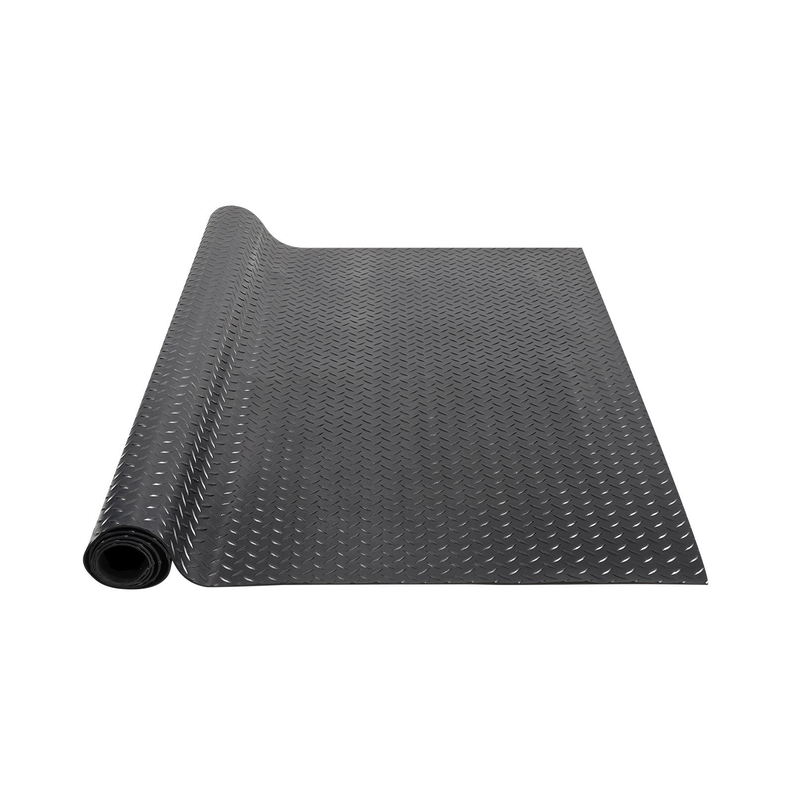 Diamond-Plate Rubber Flooring Roll, 3 mm x 4 ft x 8 ft Garage Floor Mat, SBR Rubber Garage Flooring Roll, V952-XJCKDDXJ48FTC1SYMV0