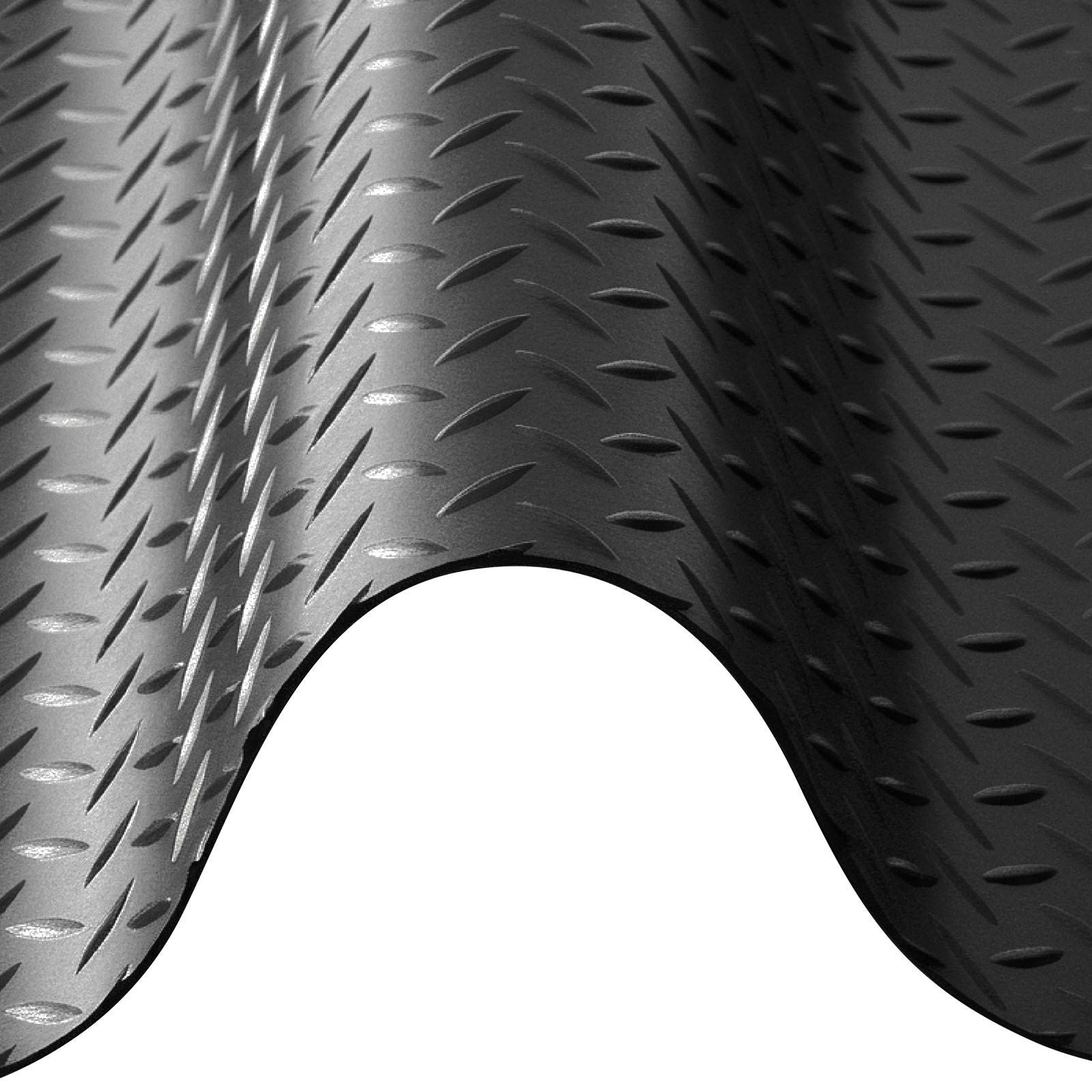 Garage Floor Roll, 1.22 x 6.1 m Garage Flooring Mat, 3 mm Thickened Rubber Diamond Plate Floor Protector Mat, V952-XJJZCKDDXJ42AFKOS001V0