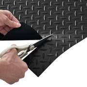 Garage Floor Roll, 1.22 x 6.1 m Garage Flooring Mat, 3 mm Thickened Rubber Diamond Plate Floor Protector Mat, V952-XJJZCKDDXJ42AFKOS001V0