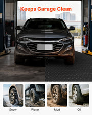 Garage Floor Roll, 1.22 x 7.62 m Garage Flooring Mat, 3 mm Thickened Rubber Diamond Plate Floor Protector V952-XJJZCKDDXJ42VDDB8001V0