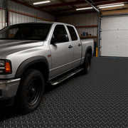 Garage Floor Roll, 1.22 x 7.62 m Garage Flooring Mat, 3 mm Thickened Rubber Diamond Plate Floor Protector V952-XJJZCKDDXJ42VDDB8001V0