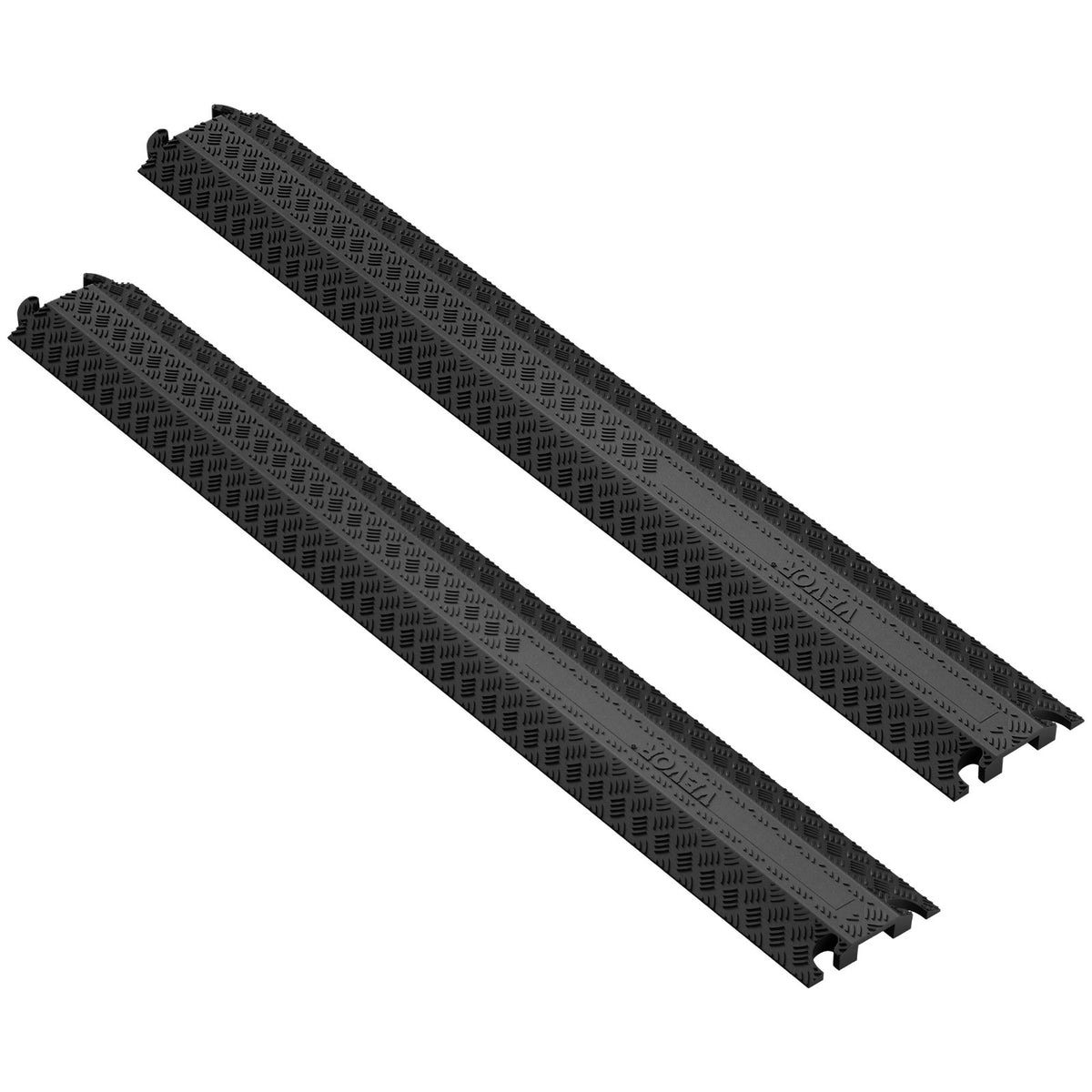 2 PCs Drop Over Cable Cover Ramp, 907 kg/axle Load Capacity, Heavy Duty Cable Hose Protector Ramp, Floor Cord V952-XKCDLBHQRSXXJQKDQV0
