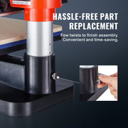 Heat Press Machine 12x15in 5in1 Sublimation Transfer T-shirt Plate Mug Cup V952-XKTF91012155172EDV3