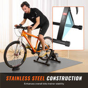Bike Trainer Stand, Fluid Stationary Bike Stand for 26"-29" Wheels, Noise Reduction Fluid Flywheel, Portable V952-XLJLTPTDJBD0F1RZUV0