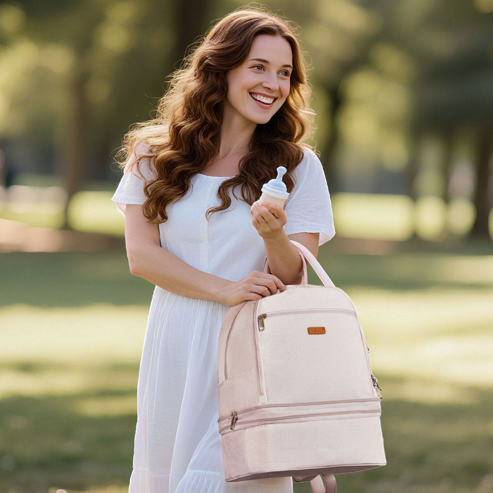 Breast Pump Backpack, Breast Feeding Bag with Ice Pack, Fits for S1/S2, Pumping Accessories & Breastmilk V952-XNBBBDHHS000EU7VG001V0