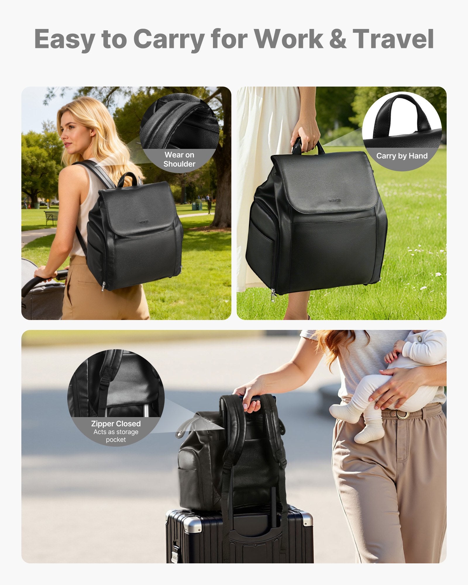 Breast Pump Backpack, Breast Feeding Bag with Ice Pack, Fits for S1/S2, Pumping Accessories & Breastmilk V952-XNBBBDHPUPGHGBTOR001V0