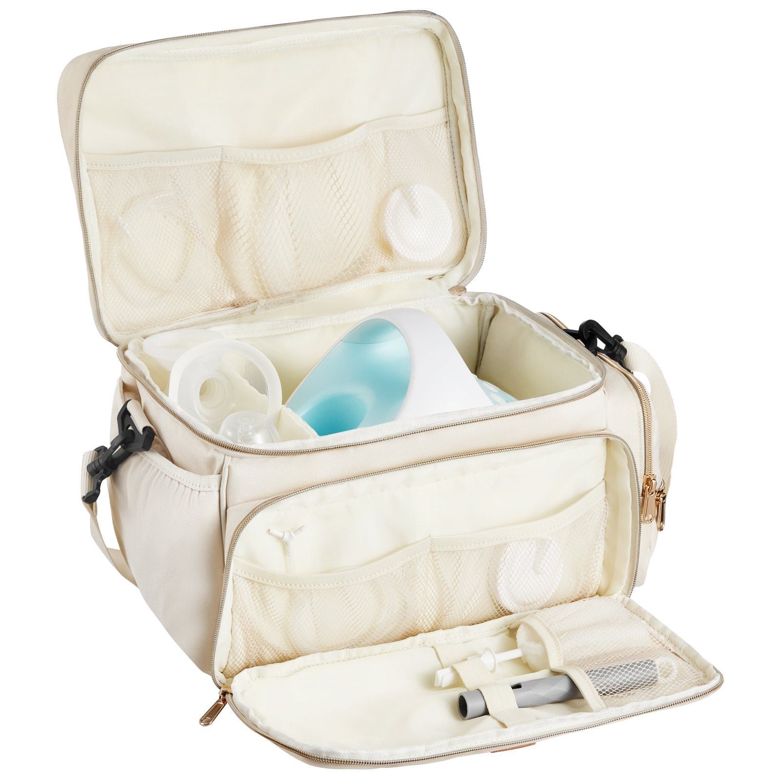 Breast Pump Bag, Breast Feeding Bag with Waterproof Mat, Fits for S1/S2, Pumping Accessories & Breastmilk V952-XNBSTBDHHS009R5W4001V0
