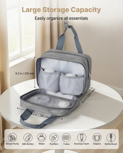 Wearable Breast Pump Bag, Breast Feeding Bag with Ice Pack, Fits for M5/M6, Pumping Accessories & Breastmilk V952-XNBSTBZHHSDLLVDDX001V0