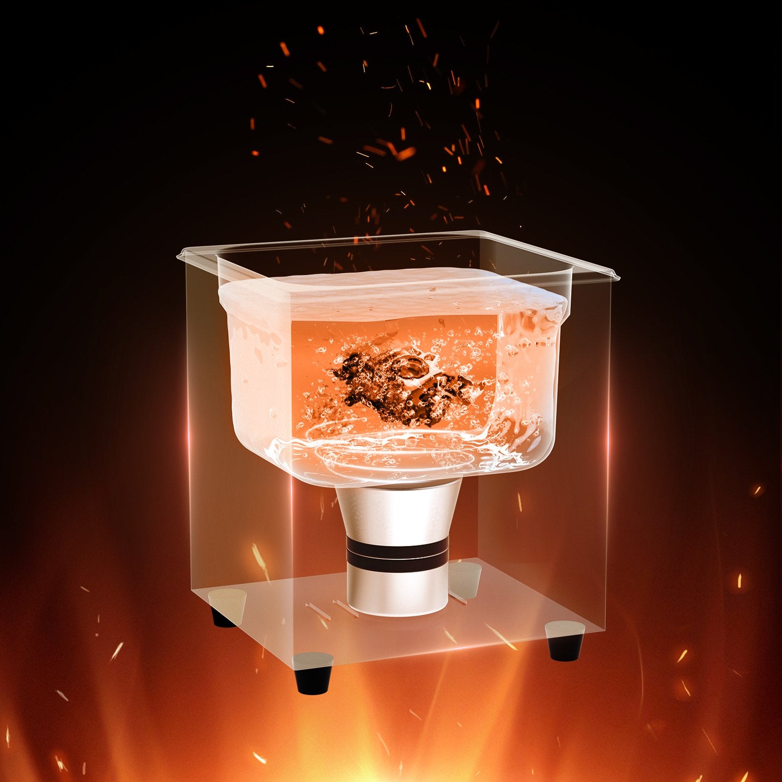 2L Ultrasonic Cleaner with Heater Timer & Basket, Professional Digital Sonic Cavitation Machine, 60W Cleaning V952-XNKZCSBQXJ2L7F8OCV3