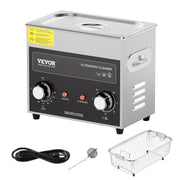 3L Ultrasonic Cleaner with Heater Timer & Basket, Professional Digital Sonic Cavitation Machine, 120W V952-XNKZCSBQXJ3LRE6AMV3