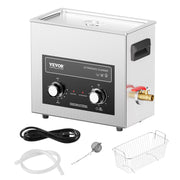 6L Ultrasonic Cleaner with Heater Timer & Basket, Professional Digital Sonic Cavitation Machine, 180W V952-XNKZCSBQXJ6LXGH6VV3