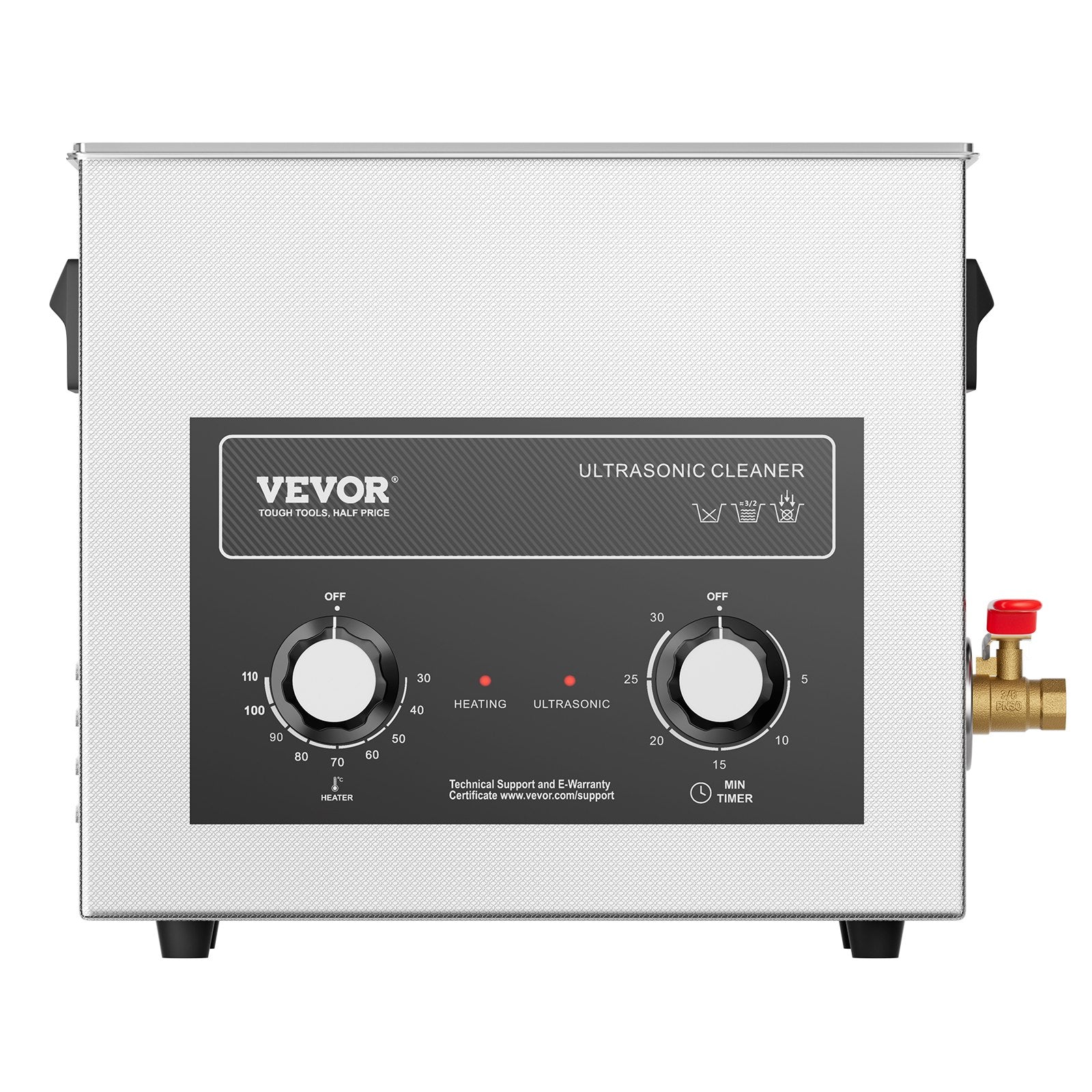 6L Ultrasonic Cleaner with Heater Timer & Basket, Professional Digital Sonic Cavitation Machine, 180W V952-XNKZCSBQXJ6LXGH6VV3
