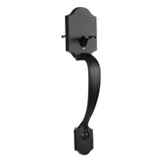 Front Door Handle and Deadbolt Set, Matte Black Front Door Lock Set with Interior Knob, Single Cylinder V952-XNSBYGHDSHXLS59N0V0