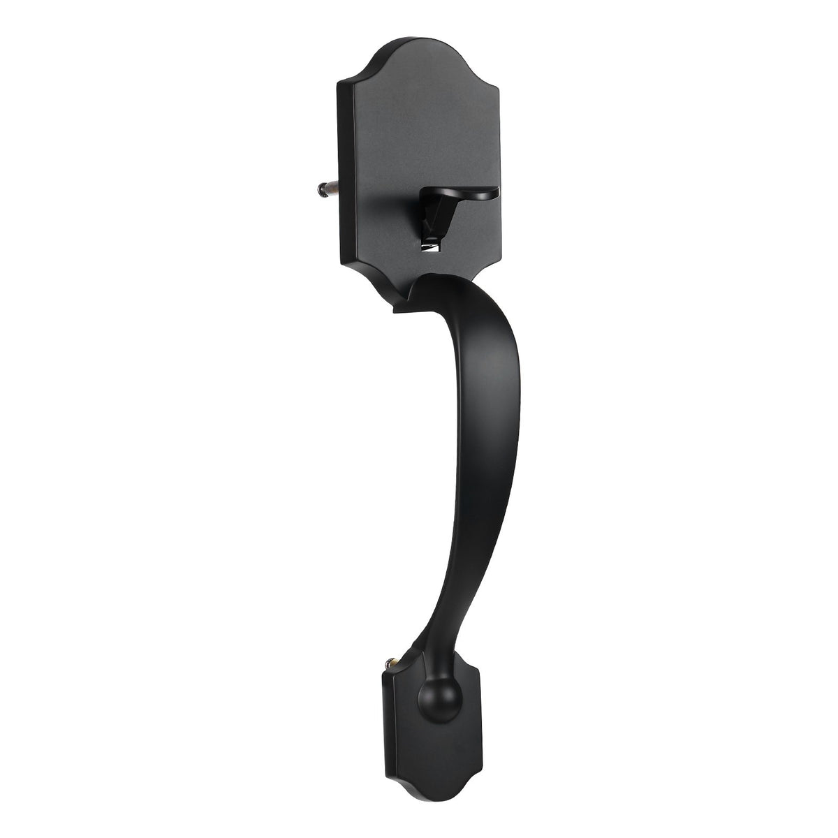 Front Door Handle and Deadbolt Set, Matte Black Front Door Lock Set with Interior Knob, Single Cylinder V952-XNSBYGHDSHXLS59N0V0