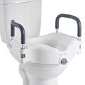 Raised Toilet Seat with Arms, 136.1 kg Load Capacity, 127 mm Lift Height, Widened Commode Elevated Toilet V952-XNSDSJGMTZD5HIUXQ001V0