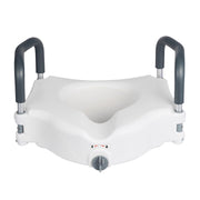 Raised Toilet Seat with Arms, 136.1 kg Load Capacity, 127 mm Lift Height, Widened Commode Elevated Toilet V952-XNSDSJGMTZD5HIUXQ001V0