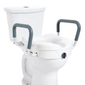Raised Toilet Seat, 5" Height Raised, 350 lbs Weight Capacity, for Round and Elongated Toilet, Twist Lock V952-XNSDSJGMTZDD2MQ2TV0