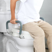 Raised Toilet Seat, 5" Height Raised, 350 lbs Weight Capacity, for Round and Elongated Toilet, Twist Lock V952-XNSDSJGMTZDD2MQ2TV0