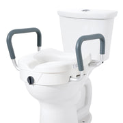 Raised Toilet Seat, 5" Height Raised, 350 lbs Weight Capacity, for Round and Elongated Toilet, Twist Lock V952-XNSDSJGMTZDD2MQ2TV0