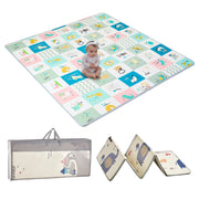 Baby Play Mat, 71""x79"" Extra Large Baby Crawling Mat, Non-Slip One-Piece Foam Baby Playmat, Foldable V952-XPEPXDXPE04Y38F4DV0